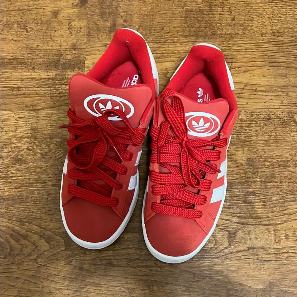 Adidas Kids Red Sneakers